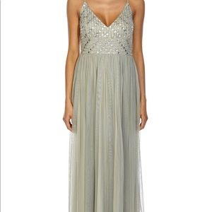 Long maxi sage dress
